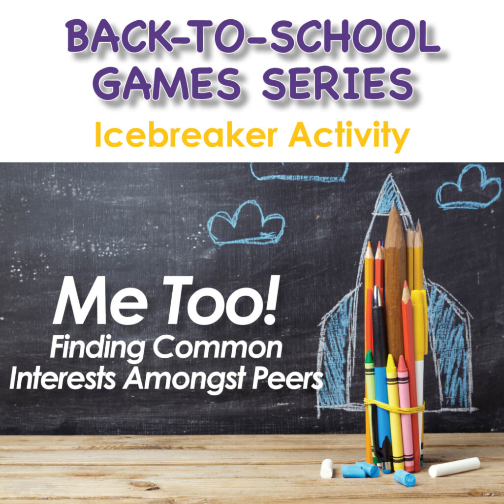 Back-To-School-Games Series: Me Too! Finding Common Interests Among Peers