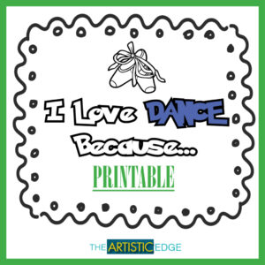The Artistic Edge: I Love Dance Because